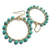 Howlite Earrings with Gold Filled Earwires