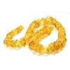 Clear Sunshine Perfection Yellow Amber Nuggets Strand/Necklace