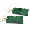 Chrysocolla Earrings with Gold Filled French Ear Wires