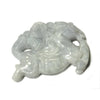 Jade Clever Monkey Riding the Successful Career Horse Pendant