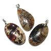Sumatra Amber Pendant with Bale, Medium