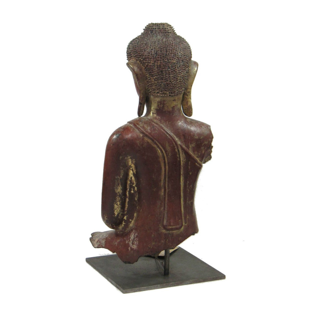 Lord Buddha Fragment in Ava Style Ca. 18th-19th Century