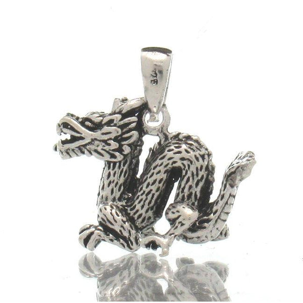 Sterling Silver Mini Dragon Pendant