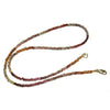 Garnet Natural Varigated Color Necklace with Gold Filled Lobster Claw Clasp