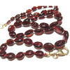 Garnet Necklace with Gold Filled Lobster Claw Clasp