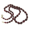 Garnet Necklace with Gold Filled Lobster Claw Clasp