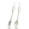 Sterling Silver Fork and Spoon Earrings