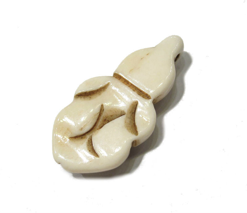 "Venus of Willendorf" Goddess Hand Carved Bone Pendant