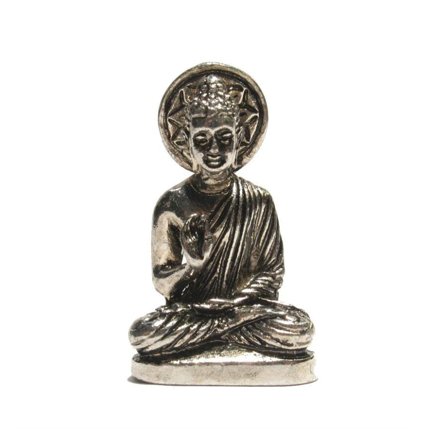 "German Silver" Buddha Defeating Evil Pendant