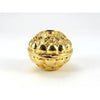22K Gold Plated Over Sterling Silver Bead #15