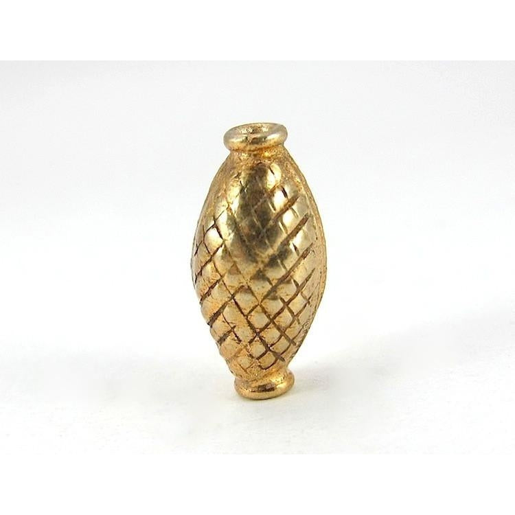 22K Gold Plated Over Sterling Silver Bead #3