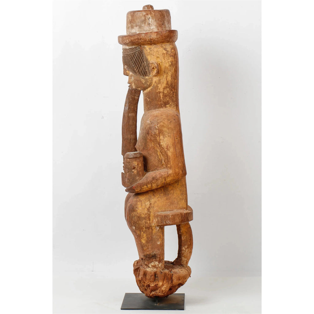 Igbo Magnificently Large Ikenga Warrior Figure, Nigeria #301