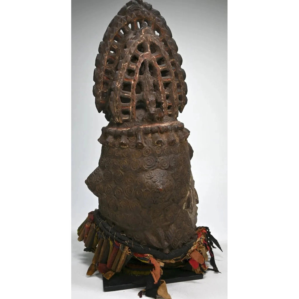 Igbo Tall Maiden Mask / Headdress, Nigeria