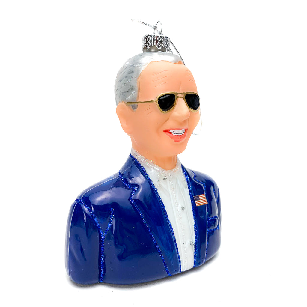 President Joe Biden in Aviators Bust Ornament
