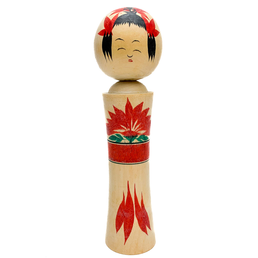 Vintage Wooden Kokeshi Doll, Japan #352