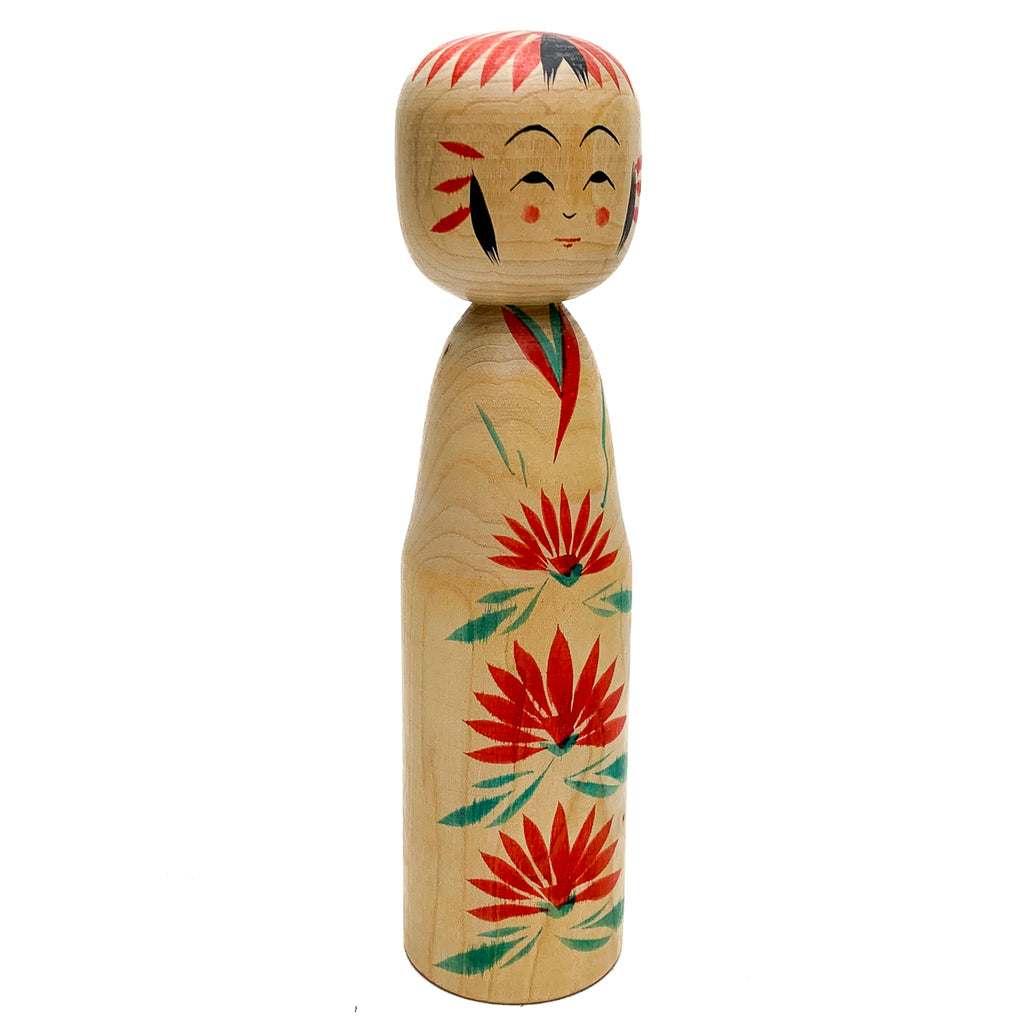 Vintage Wooden Kokeshi Doll, Japan #489