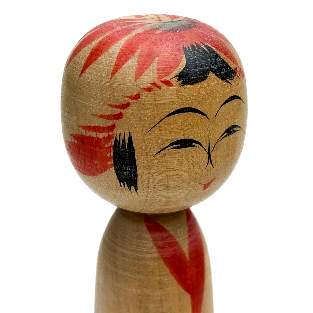 Vintage Wooden Kokeshi Doll, Japan #491