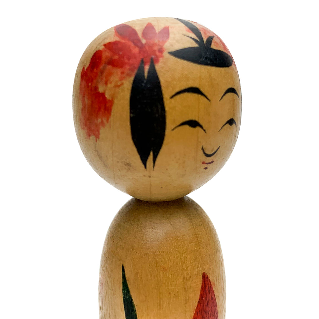 Vintage Wooden Kokeshi Doll, Japan #506