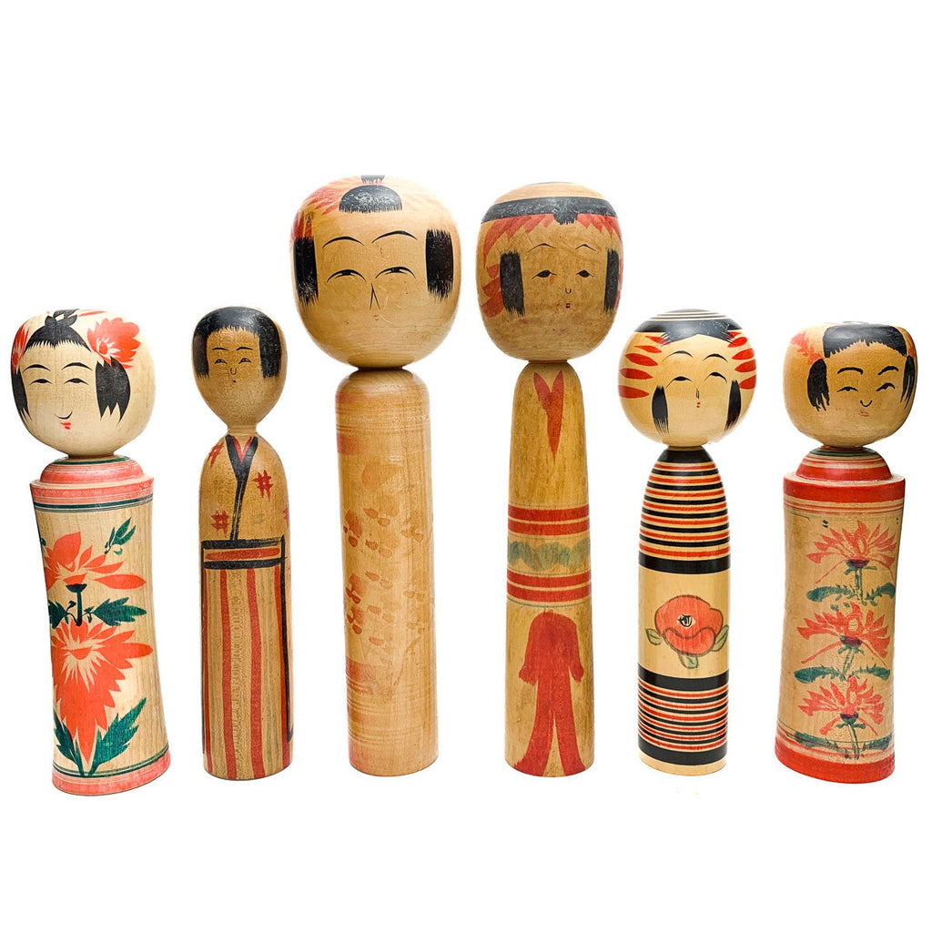 Vintage Wooden Kokeshi Doll, Japan #464