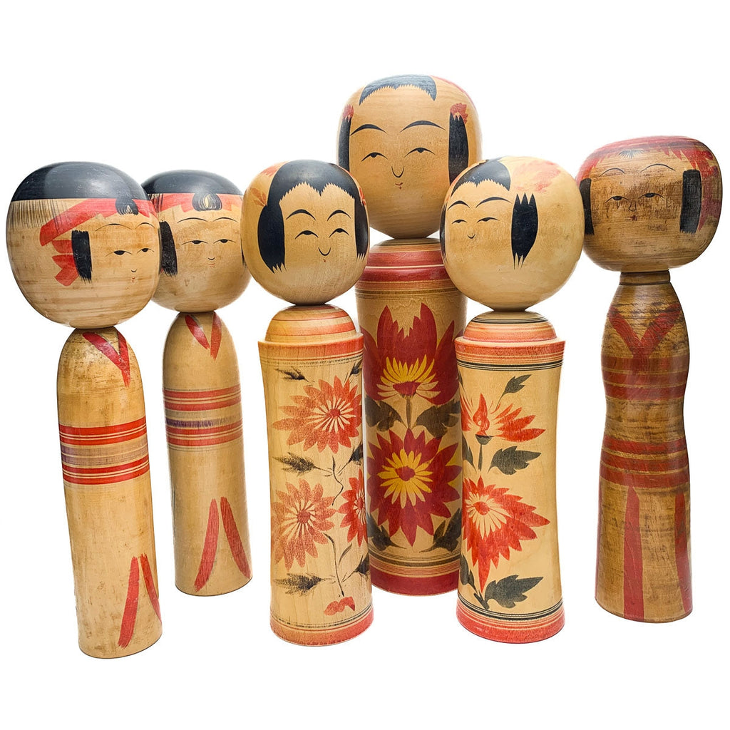 Vintage Wooden Kokeshi Doll, Japan #430