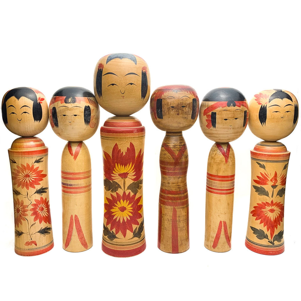 Vintage Wooden Kokeshi Doll, Japan #427