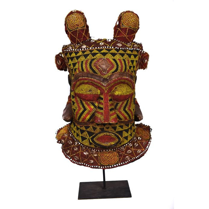 Kuba Bushoong Bwoom Royal Mask, Kongo #887