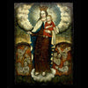 19th Century Mexican Nuestra Señora del Carmen Retablo #101