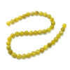 Jade Olive Faceted Rounds 10mm Strand