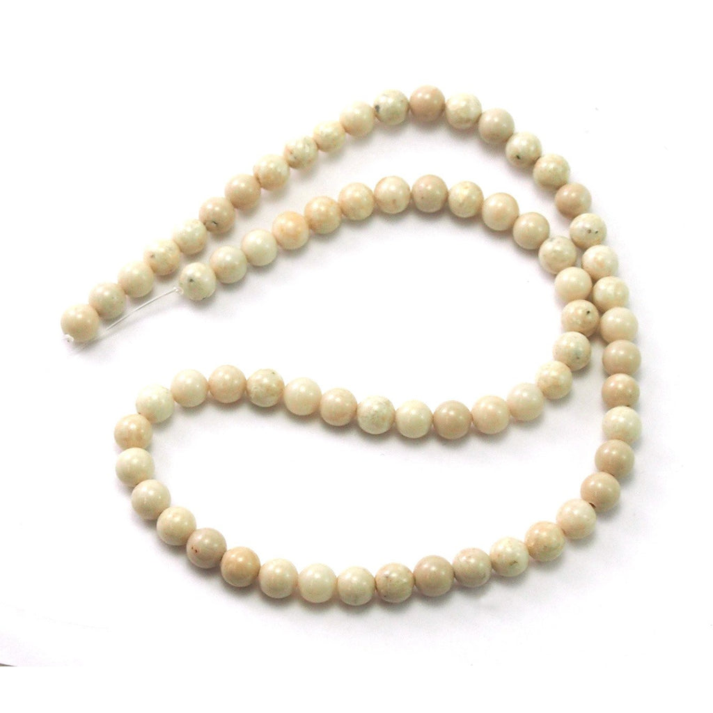 Riverstone Smooth  Rounds 6mm Strand