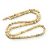 African Opal White Faceted Rondelles 4mm Strand
