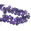 Amethyst Fine Faceted Drops Strand