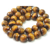 Tiger's Eye Faceted Rounds 12mm Strand