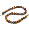 Tiger's Eye Faceted Rounds 12mm Strand