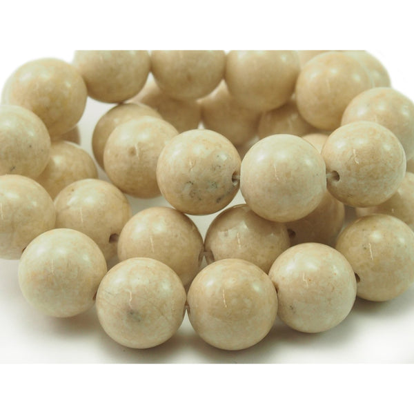 Riverstone Smooth  Rounds 12mm Strand