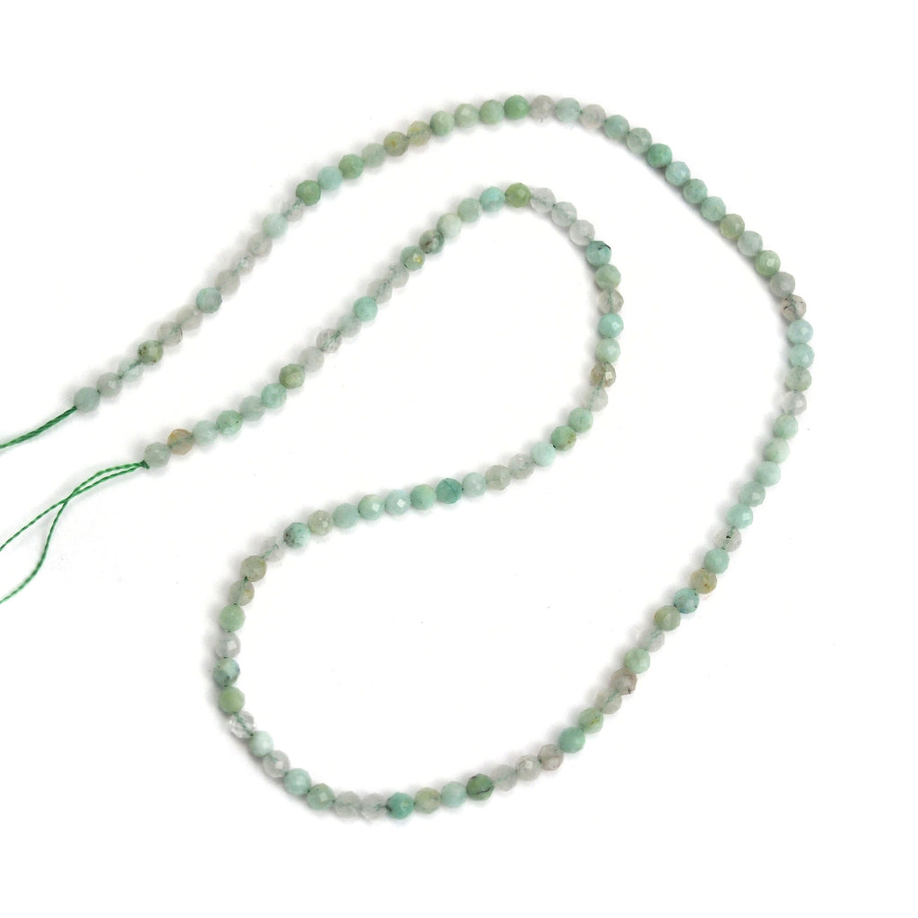 Chrysoprase 3mm Faceted Rounds