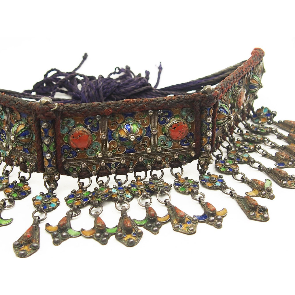 Kabyle Fine Enamel Diadem Crown