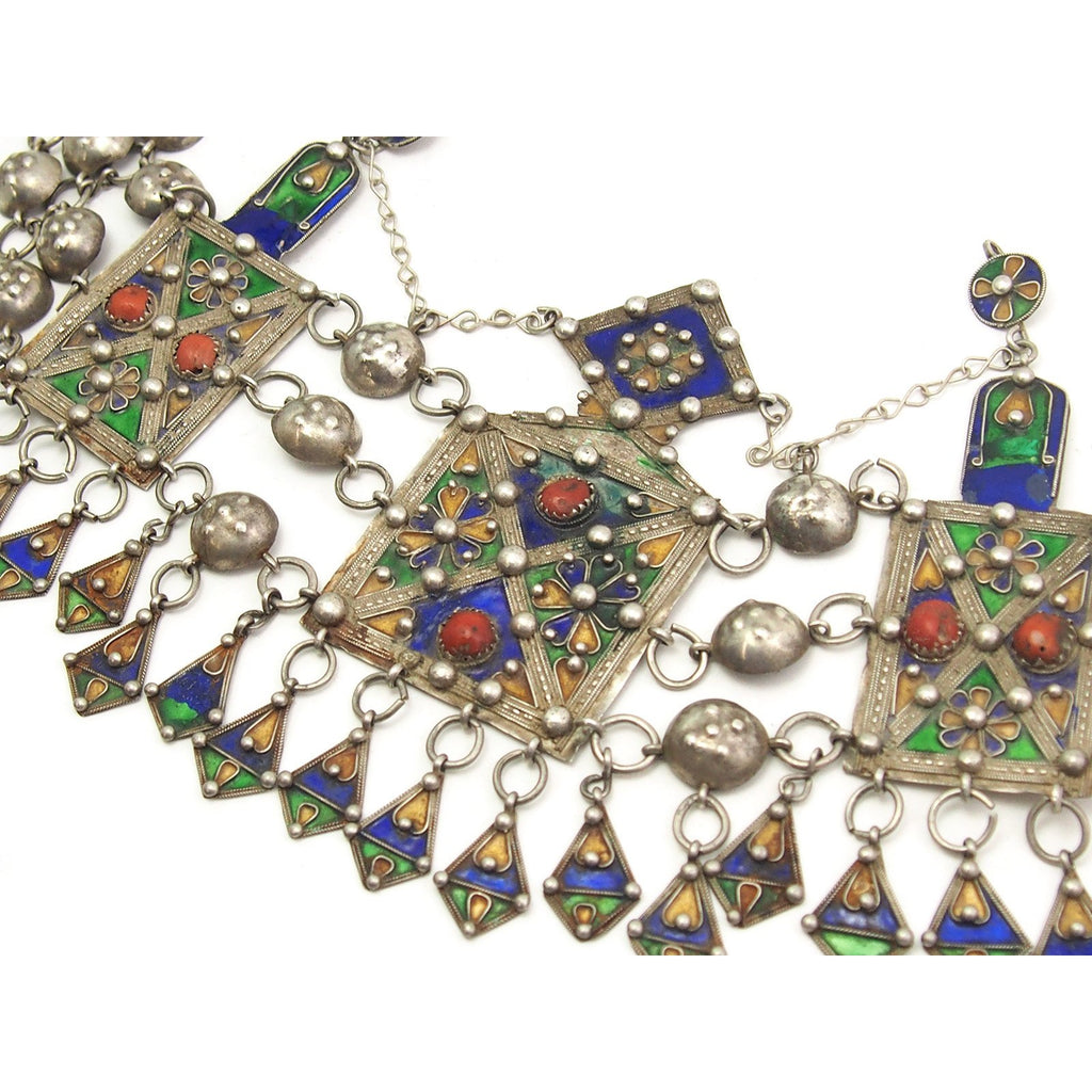 Kabyle Enamel Chain-Link Crown