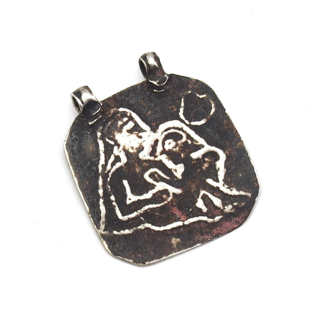 Kama Sutra Silver Amulet