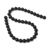 Onyx Black Smooth Rounds 10mm Strand