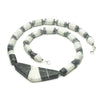Natural Marble Dzi Style Bead Necklace, E