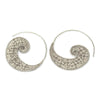 Sterling Silver Curlicue Spiral Hilltribe Earrings