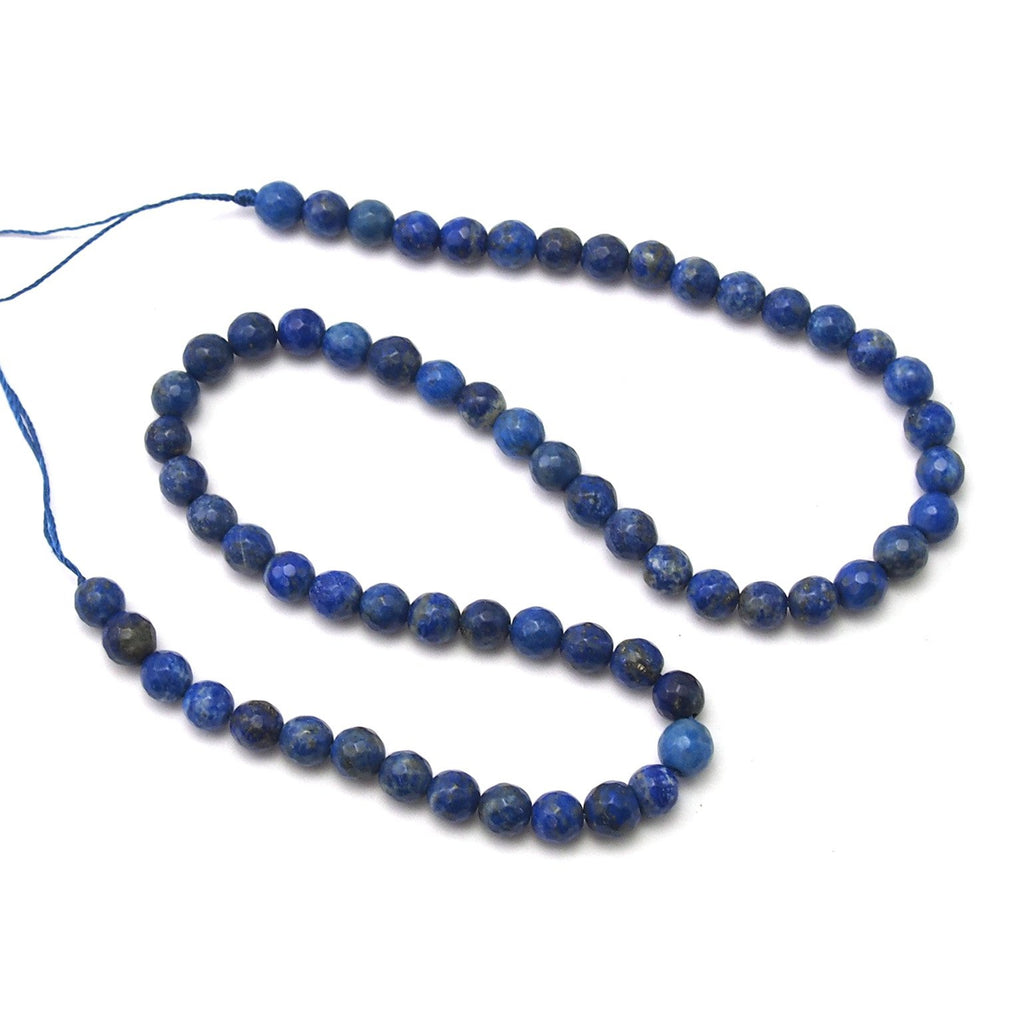 Lapis Lazuli Faceted Rounds 6mm