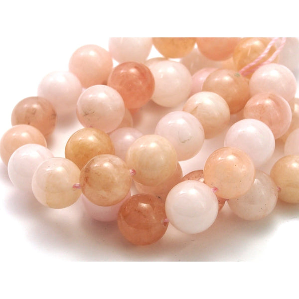 Morganite Smooth Rounds 10mm