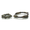 Bronze Thumb Ring and Iron and Brass Child Bracelet from Côte d'Ivoire