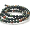 Bloodstone Smooth Rounds 4mm Strand