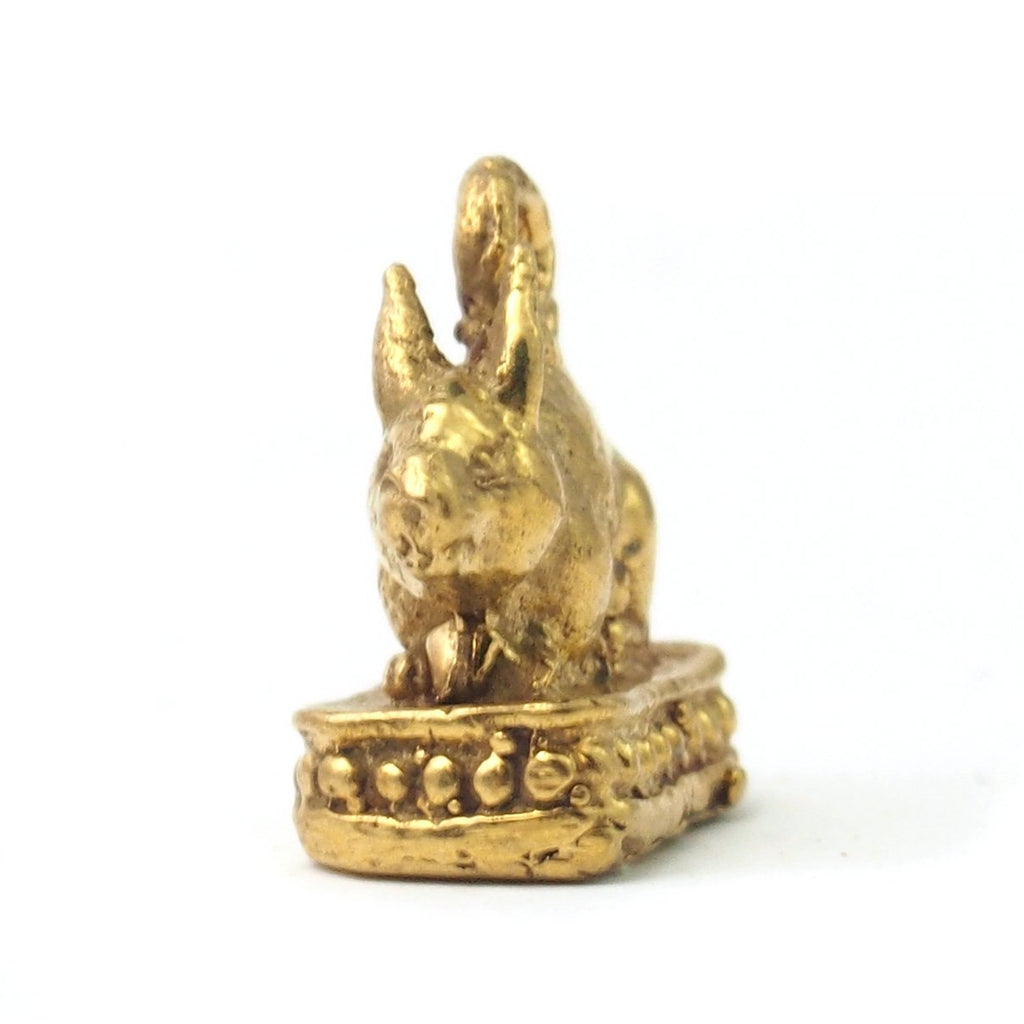 Brass Rabbit Pendant
