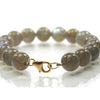 Labradorite 10mm Smooth Round Bracelet with Gold Filled Trigger Clasp