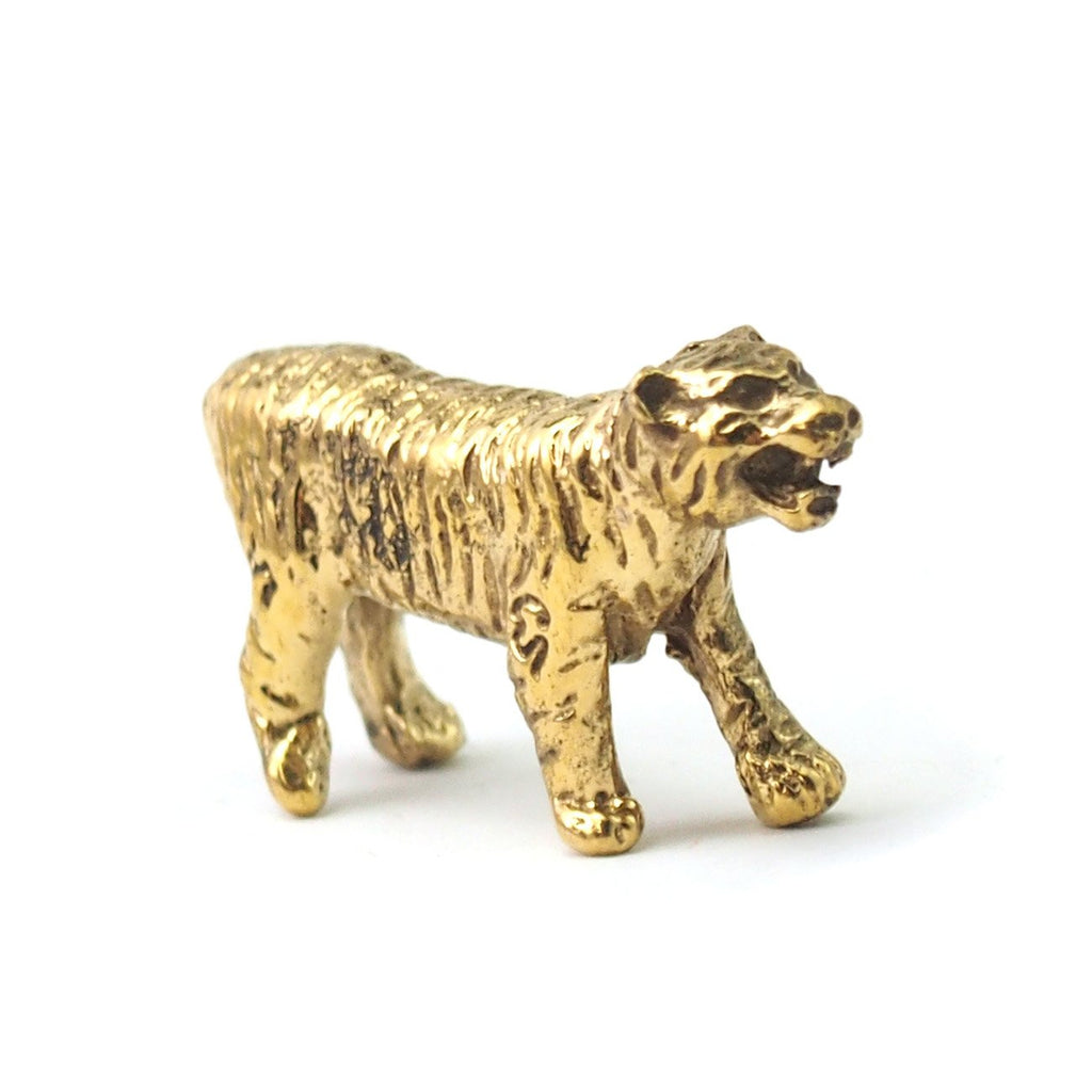 Tiger Brass Statue