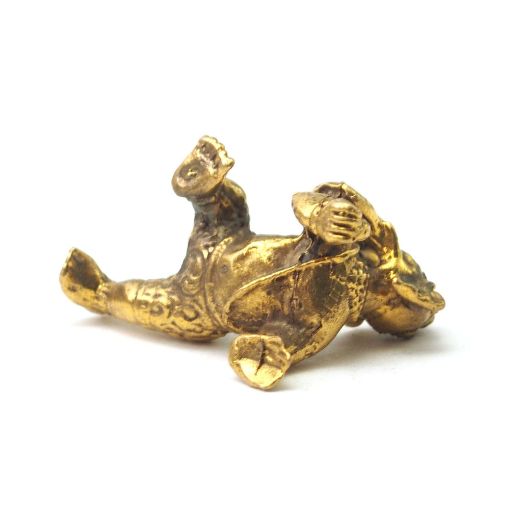 Ganesha Brass Crawling Statue