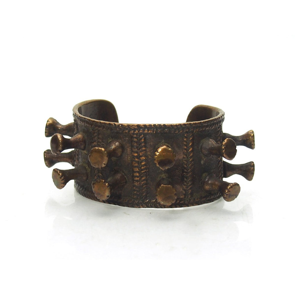 Bronze Naga Nail Bracelet